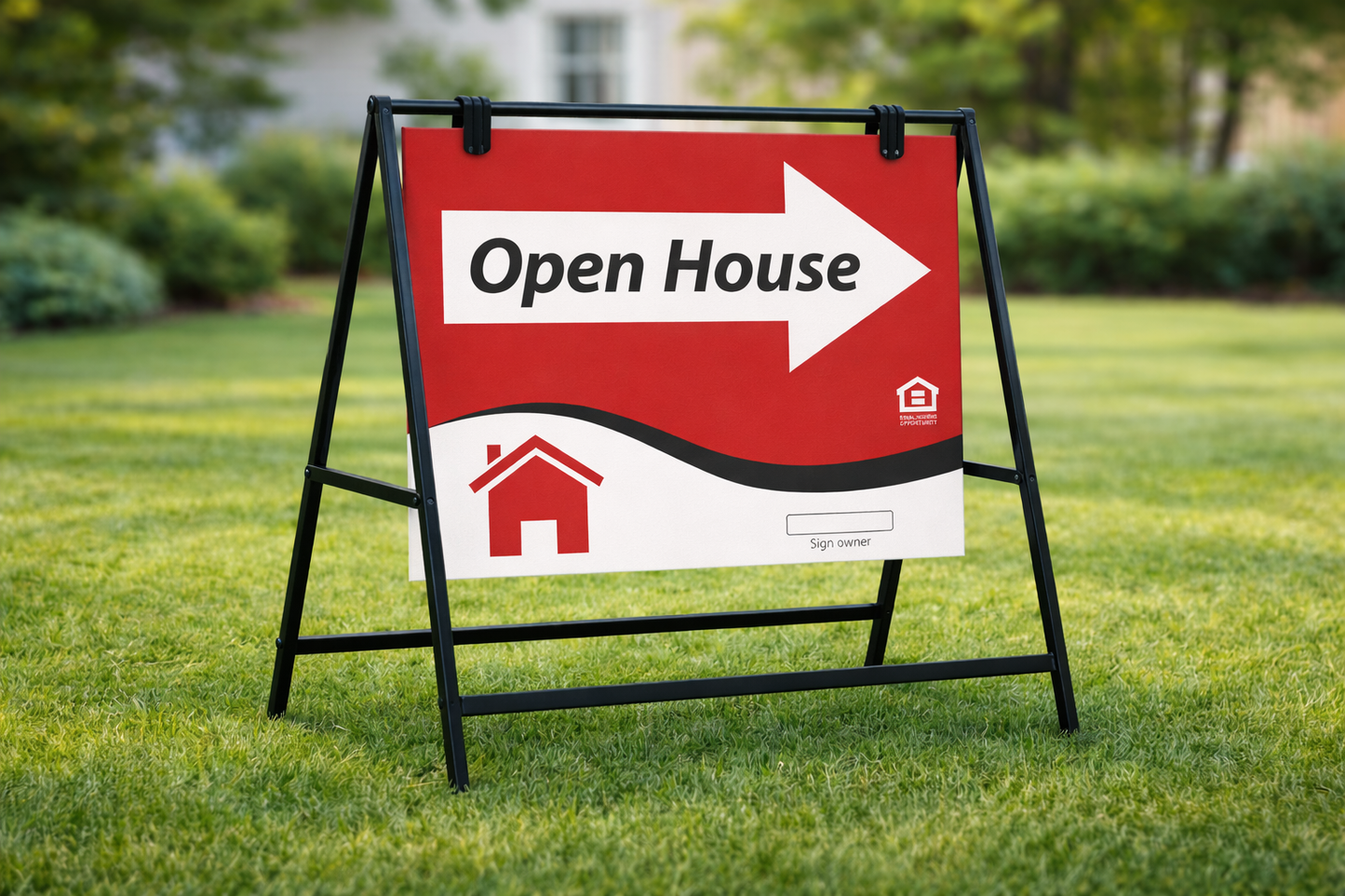 18x24 - Open House- OHRS Frisco-PVC-Right w/ Arrow