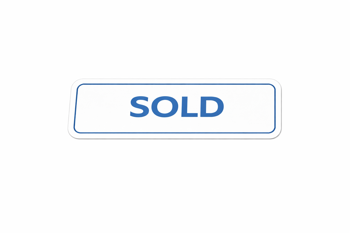 6x24" Non-Corrugated - Blue - Sold