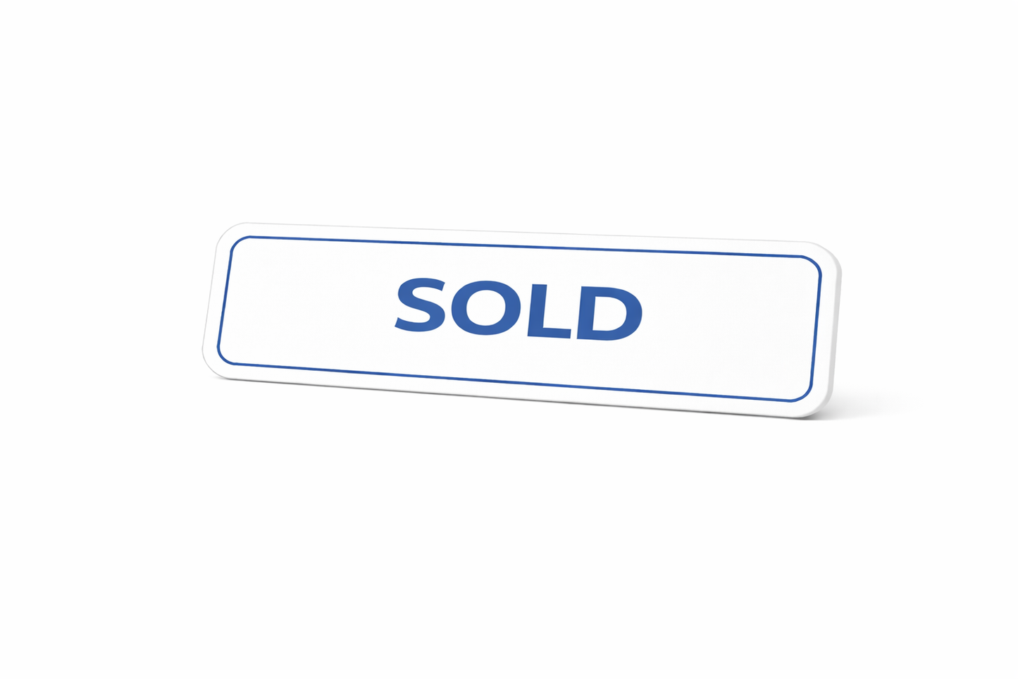 6x24" Non-Corrugated - Blue - Sold