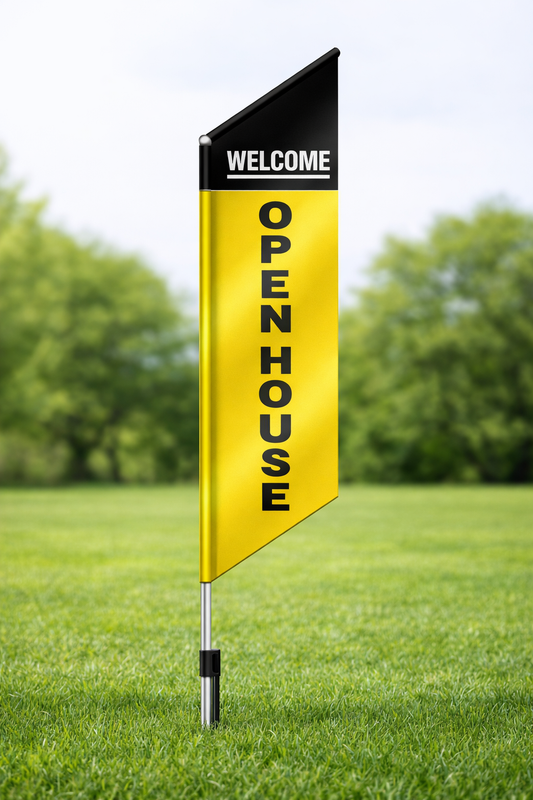 90" Open House - Yellow Sail w/ Stake