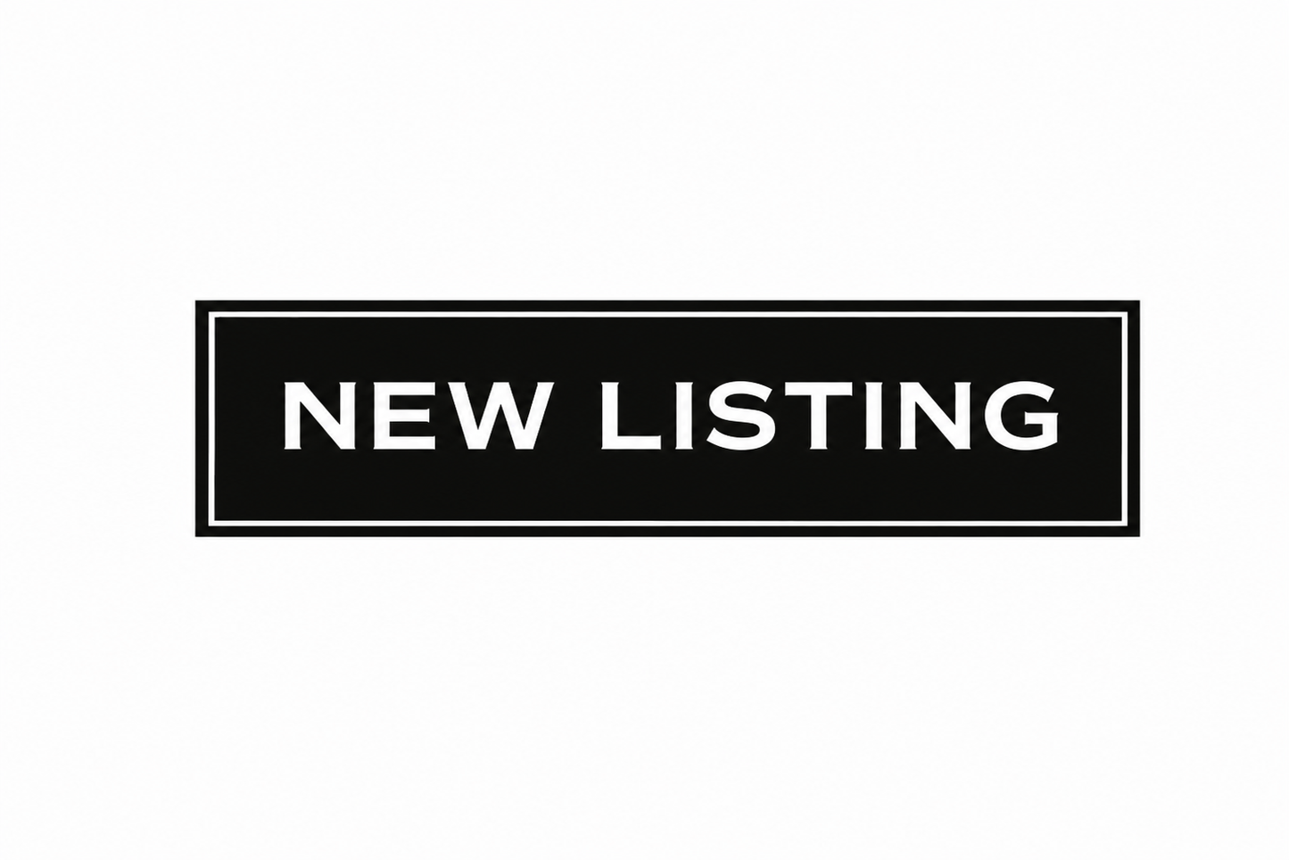 6x24" Non-Corrugated Rider - Black/White - New Listing