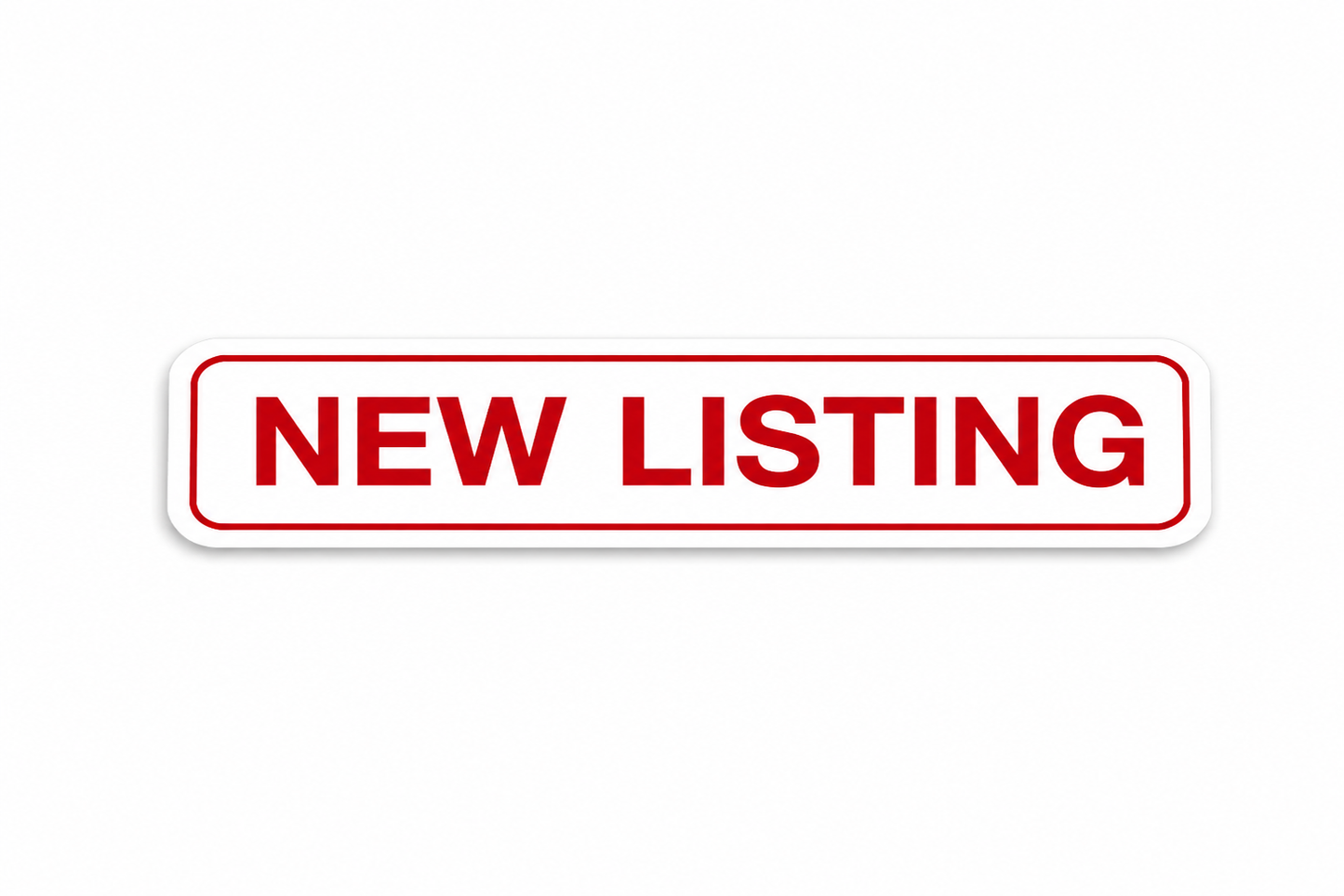 6x24" Non-Corrugated Rider - Red - New Listing