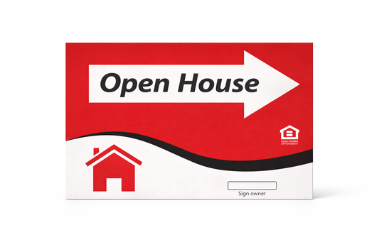 18x24 - Open House- OHRS Frisco-PVC-Right w/ Arrow