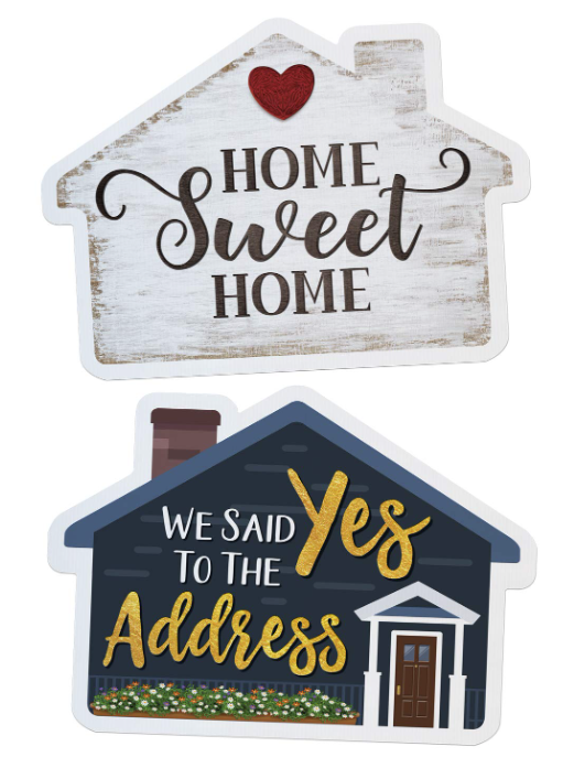 18x24" Photo Prop House - Yes to the Address - ( Seasonal Sale )