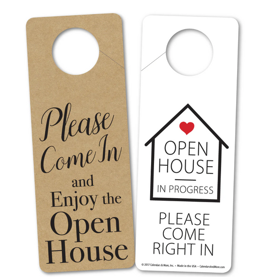 Door Hanger - Brown - Please Come In -  ( Seasonal Sale )